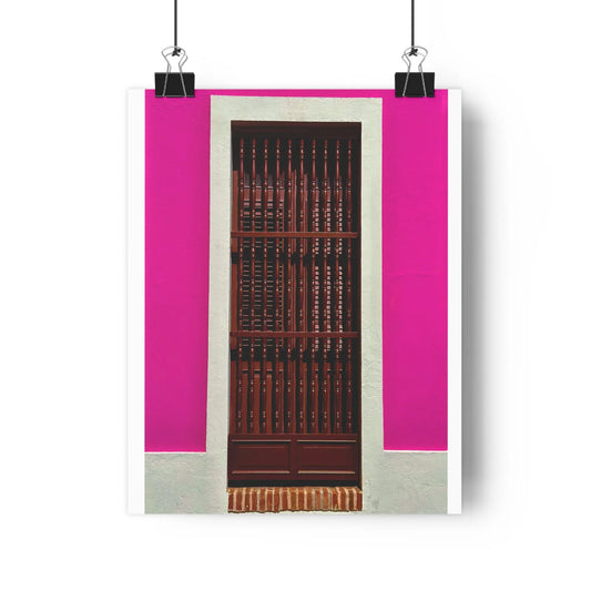 Pink Stucco House Color Photograph Art Print - The Mood Room By Viddy Pop Art Prints