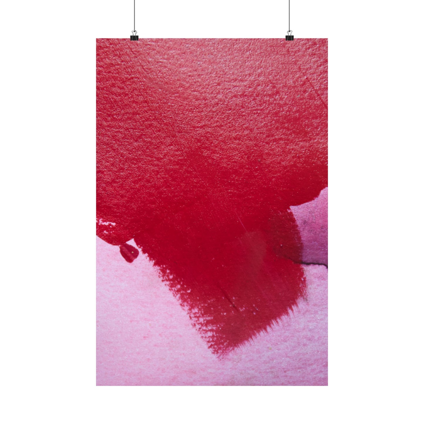Mink Pink Red and Pink Feminine Acrylic Art Print