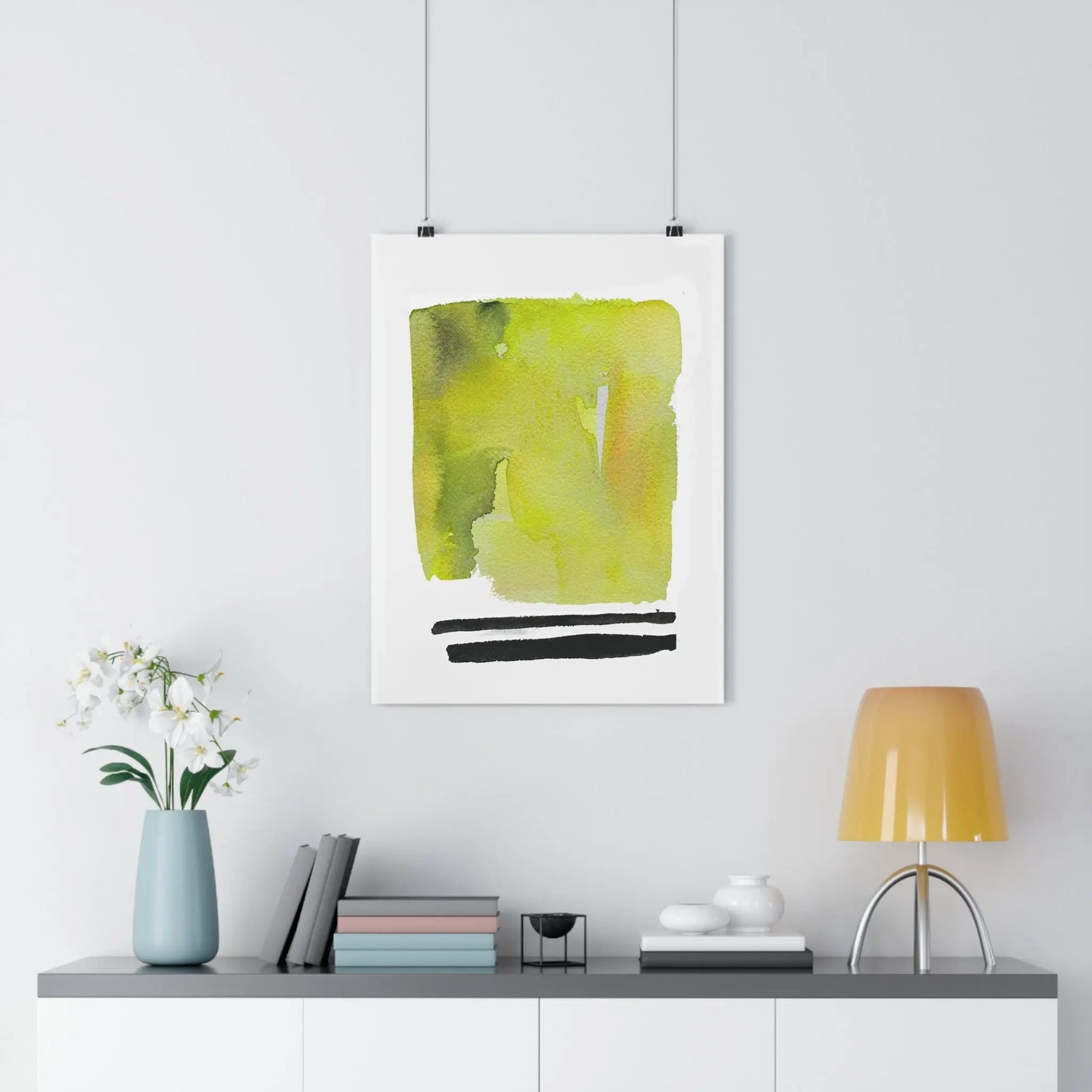 Mia Abstract Watercolor Art Print - The Mood Room By Viddy Pop Art Prints