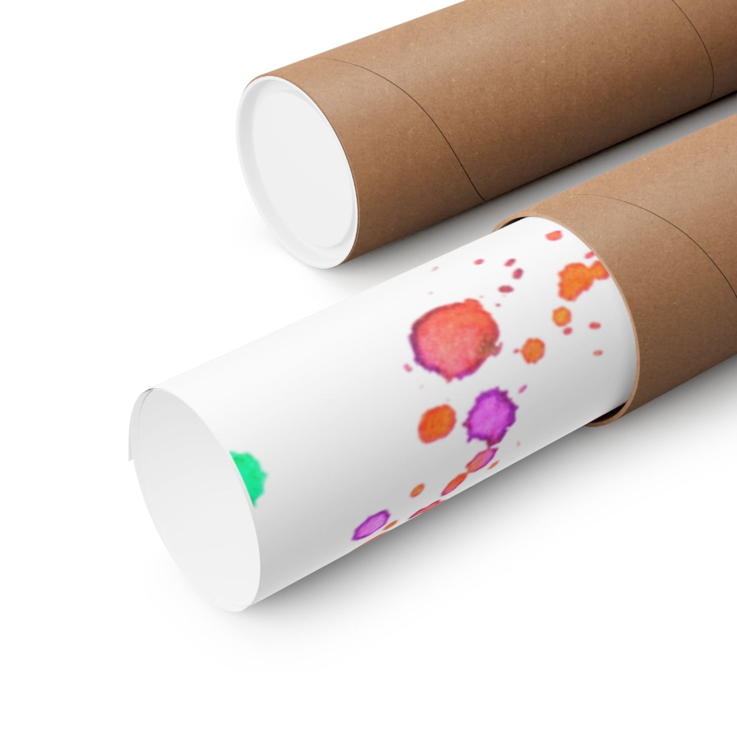 Michelle Abstract Splatter Acrylic Art Print - The Mood Room By Viddy Pop Art Prints