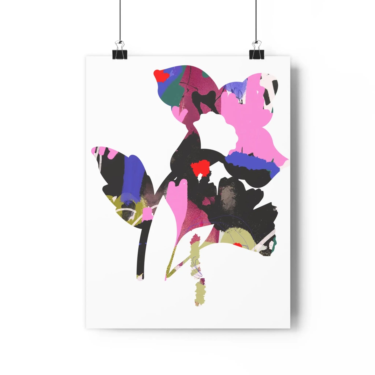 Floral Absract Watercolor Art Print - The Mood Room By Viddy Pop Art Prints