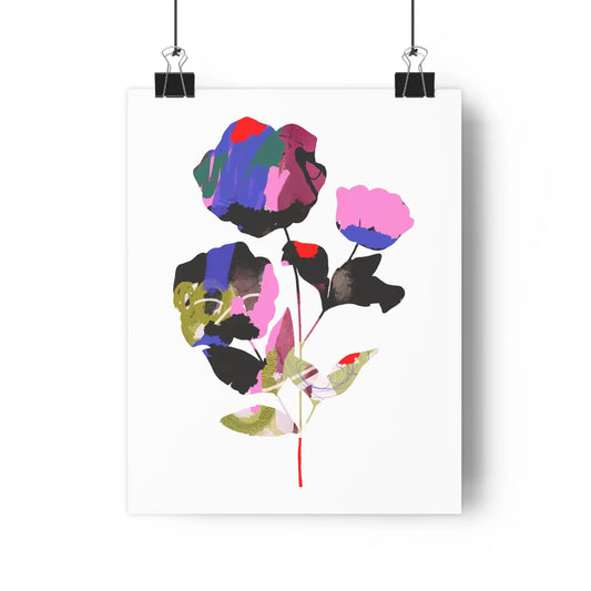 "Floral" 2 Abstract Watercolor Art Print - The Mood Room By Viddy Pop Art Prints