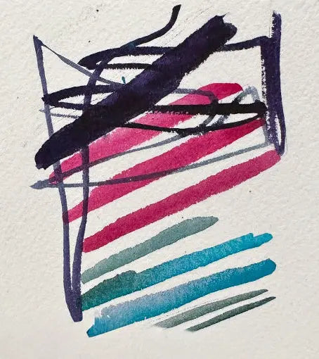 Electric Lines Abstract - The Mood Room By Madison Viddy Pop Art Prints