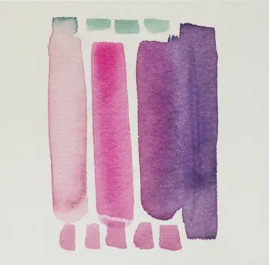 Pink and Purple Stripe Study Abstract (8 x 12 cm) - The Mood Room By Madison Viddy Pop Art Prints
