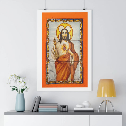 Jesus Spanish Abstract Watercolor art Print - The Mood Room By Viddy Pop Art Prints