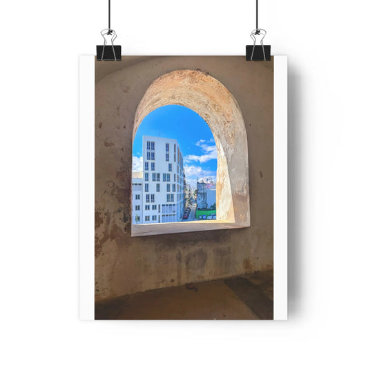 Puerto Rico Arch Travel  Art Print Color Photograph - The Mood Room By Viddy Pop Art Prints