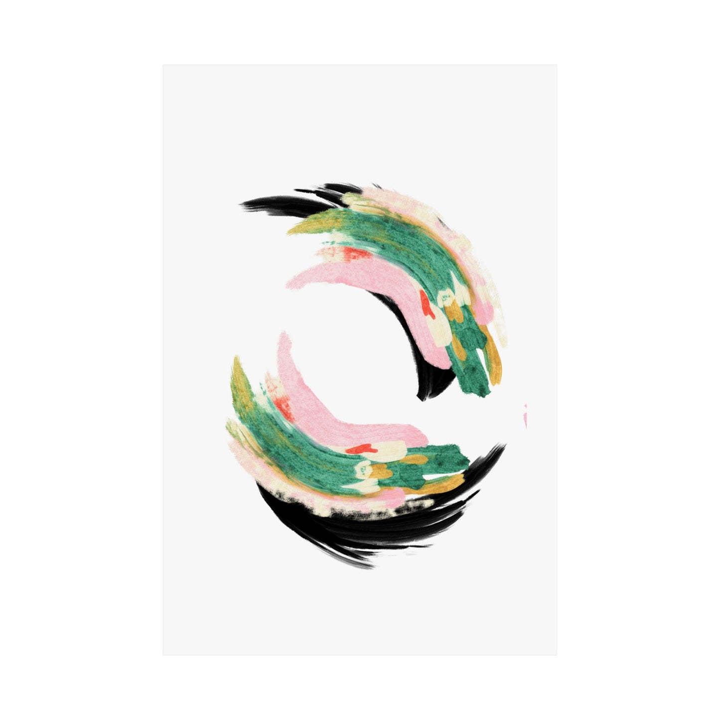 Kiara Swirl Colorful Acrylic Art Print