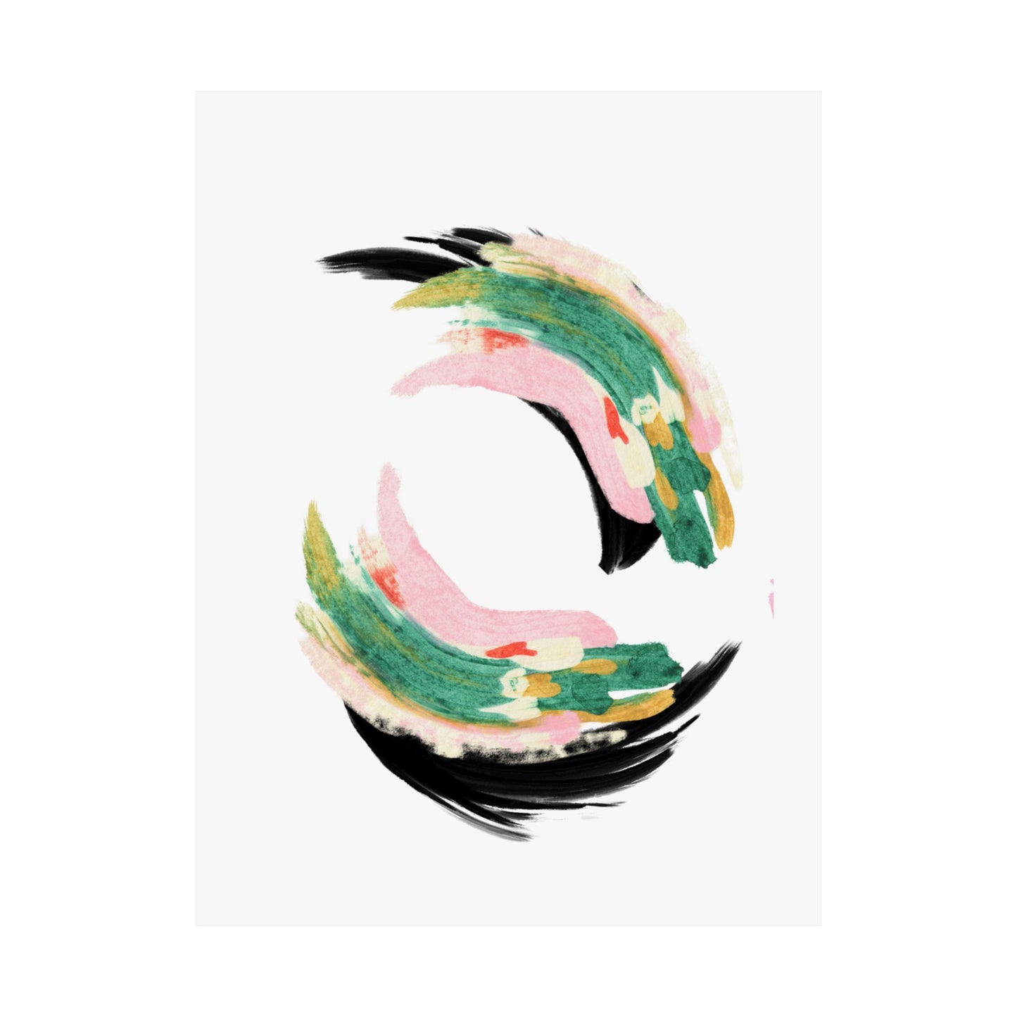 Kiara Swirl Colorful Acrylic Art Print