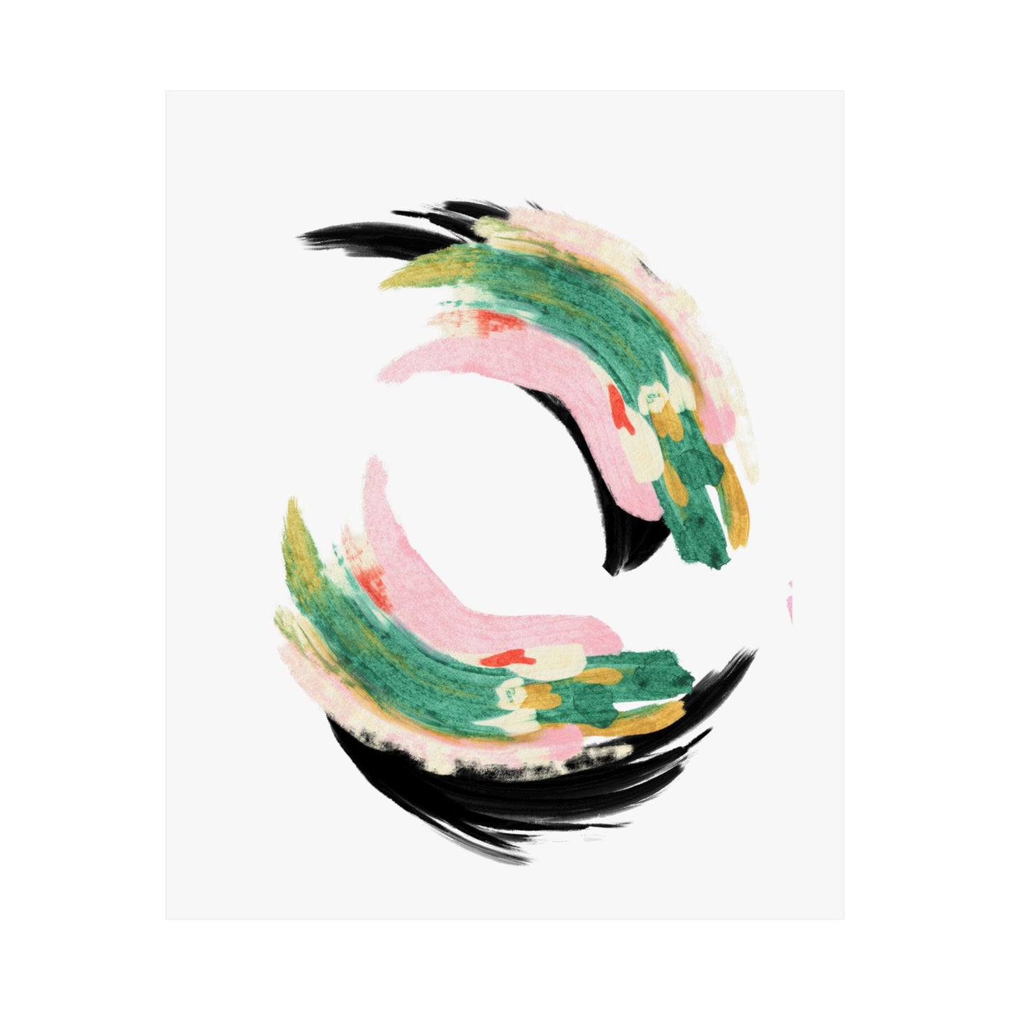 Kiara Swirl Colorful Acrylic Art Print