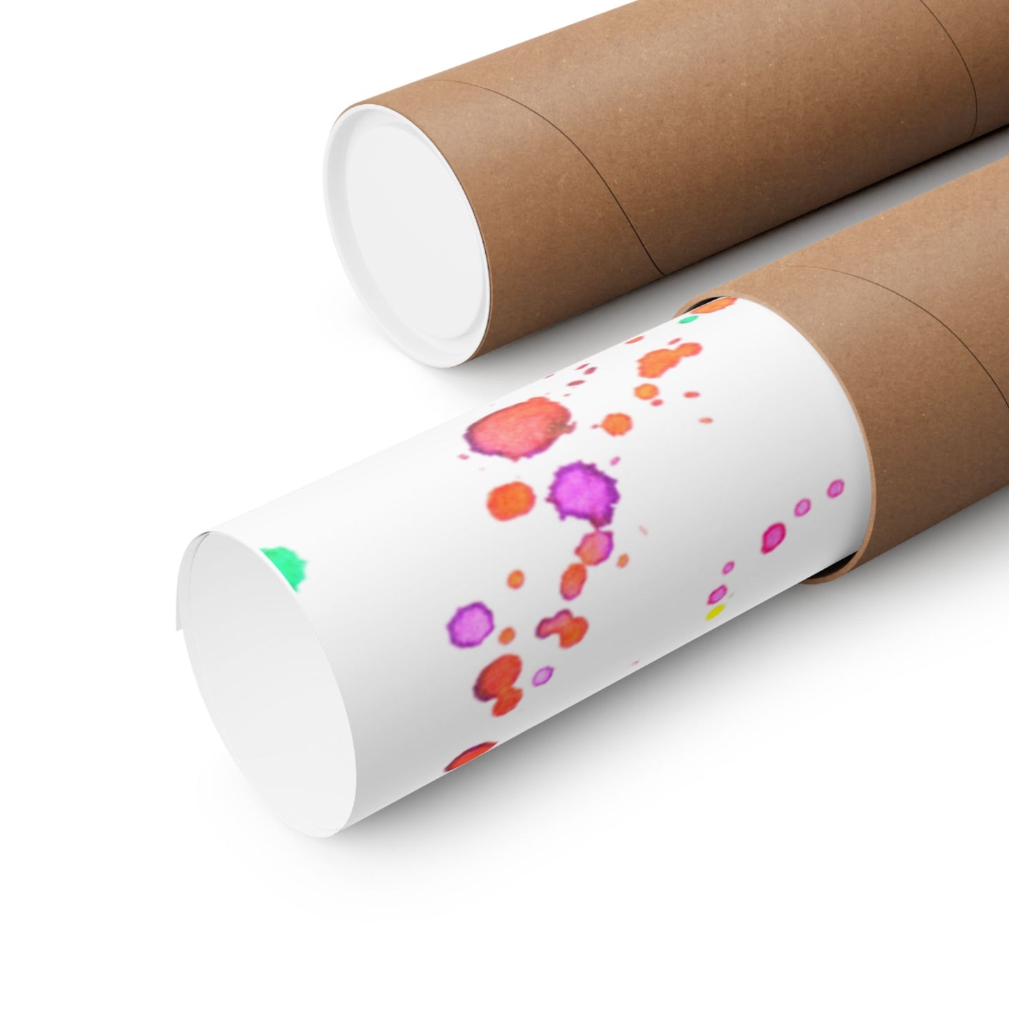 Michelle Abstract Splatter Acrylic Art Print