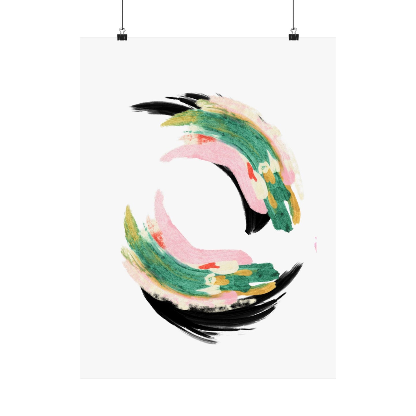 Kiara Swirl Colorful Acrylic Art Print