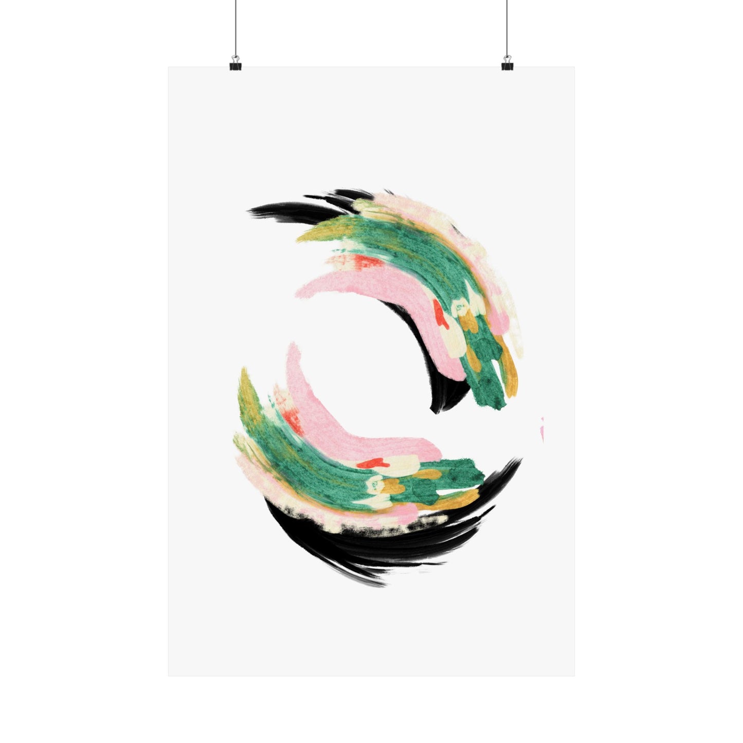 Kiara Swirl Colorful Acrylic Art Print