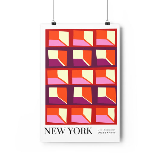 Digital Art New York  Absract Watercolor Art Print