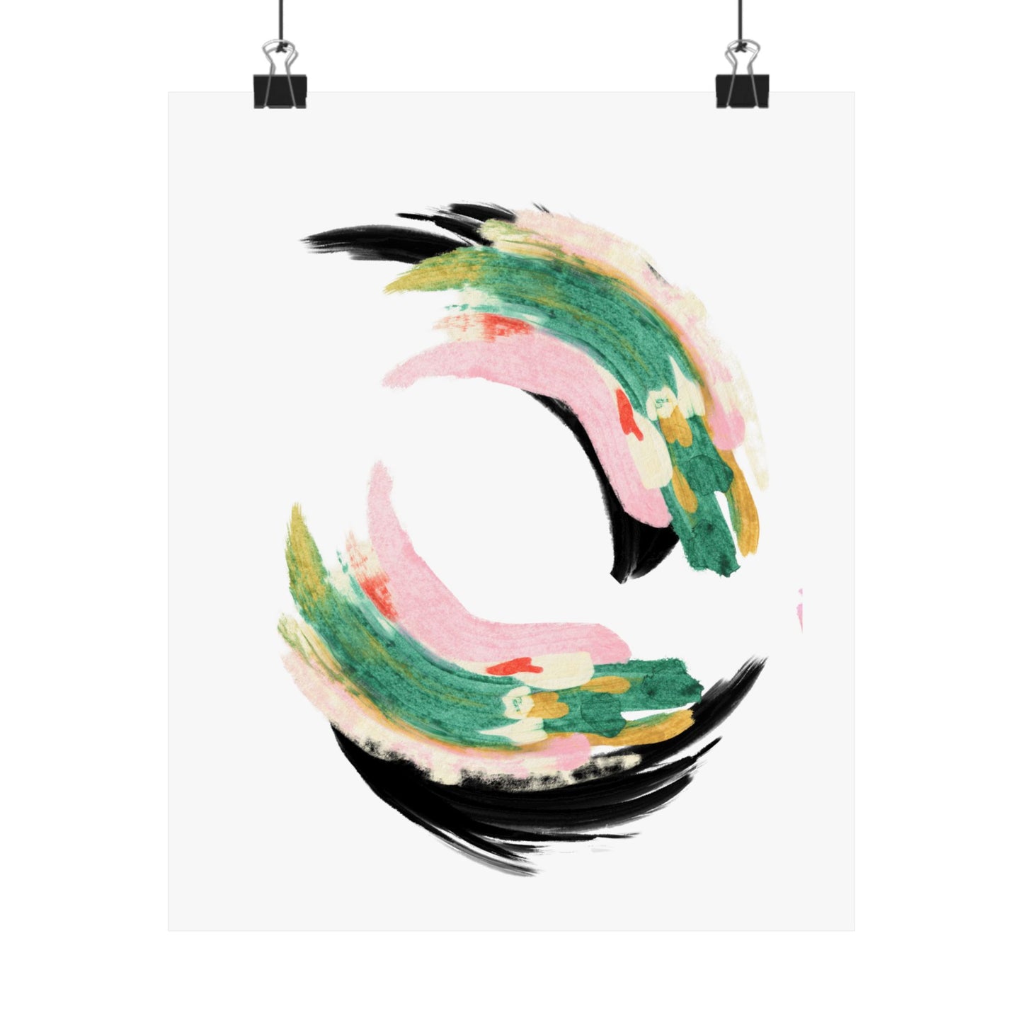 Kiara Swirl Colorful Acrylic Art Print