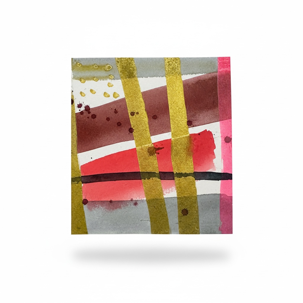 Color Study Gold Abstract Painting - The Mood Room By Madison Viddy Pop Art Prints