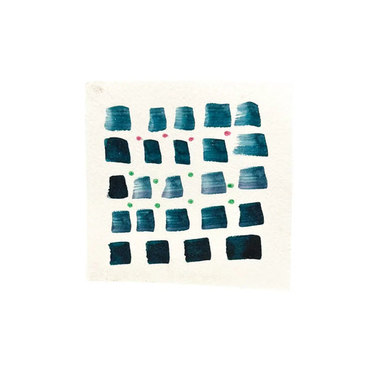 Midnight Grid Dots Variation - The Mood Room By Madison Viddy Pop Art Prints