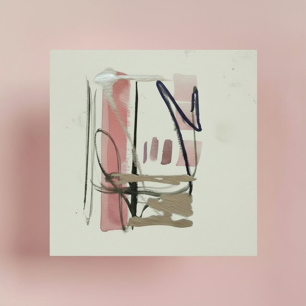 Midnight Magic| Original Minimalist Stripe Art | Modern Small Abstract Wall Art 5x5” (Copy) - The Mood Room By Madison Viddy Pop Art Prints