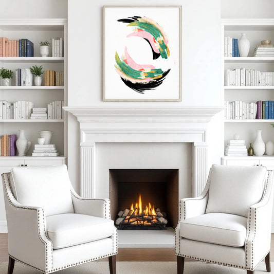 Kiara Swirl Colorful Acrylic Art Print - The Mood Room By Viddy Pop Art Prints